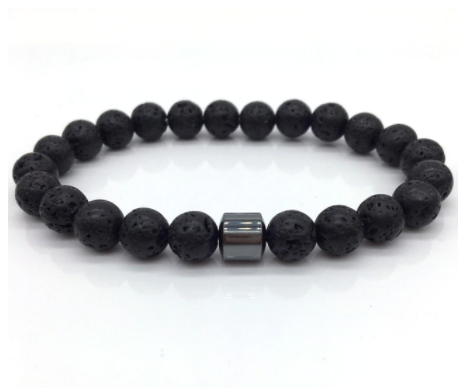 Haima Lava Hematite Bracelet