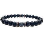 Men's Moonstone Bead Tibetan Buddha Bracelet