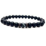 Men's Moonstone Bead Tibetan Buddha Bracelet