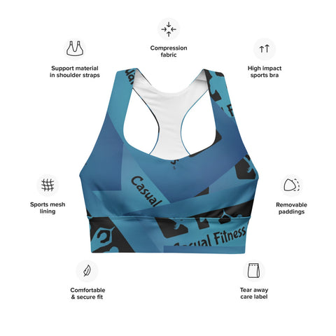 Longline Fitness sports bra