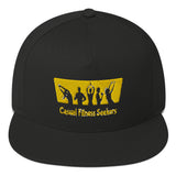 Retro Casual Flat Bill Cap