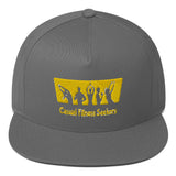 Retro Casual Flat Bill Cap