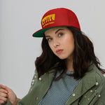 Retro Casual Flat Bill Cap