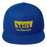 Retro Casual Flat Bill Cap